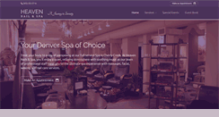 Desktop Screenshot of heavennailspa.com